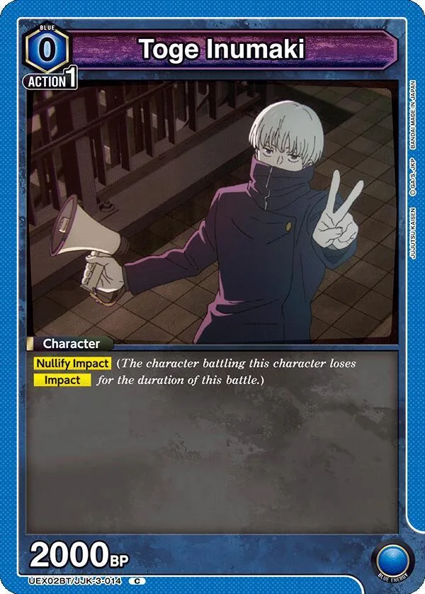 Toge Inumaki (014) (Box Topper Foil) card front
