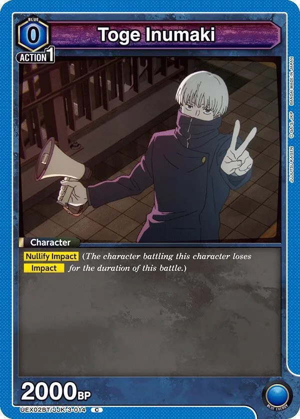 Toge Inumaki (014) card front