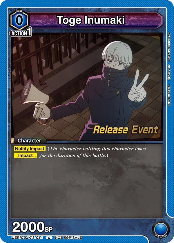 Toge Inumaki (014) card front