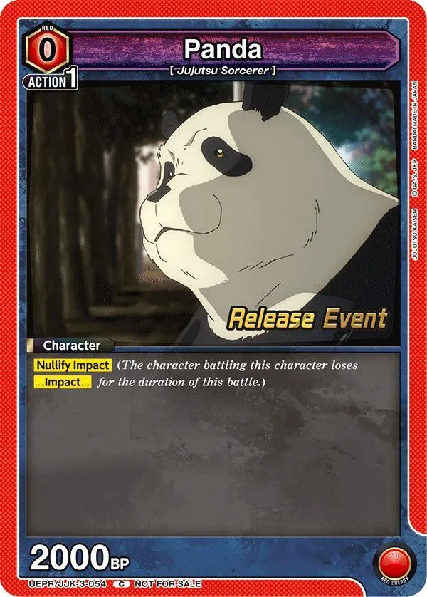 Panda card front