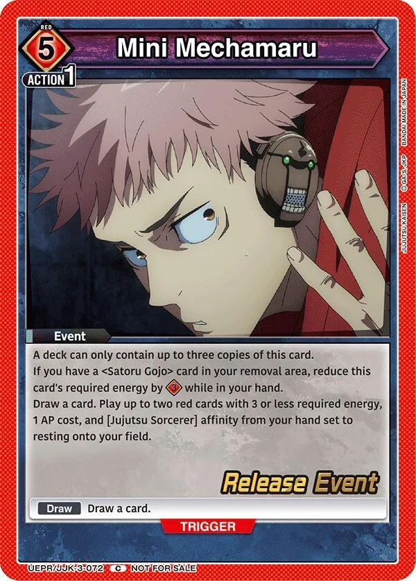 Mini Mechamaru card front