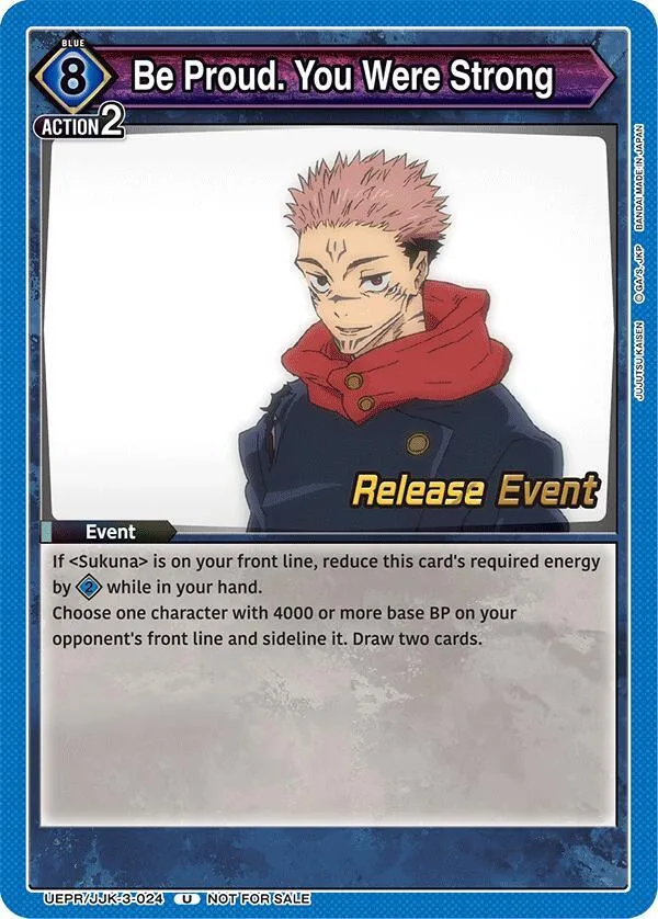 Be Proud. You Were Strong card front