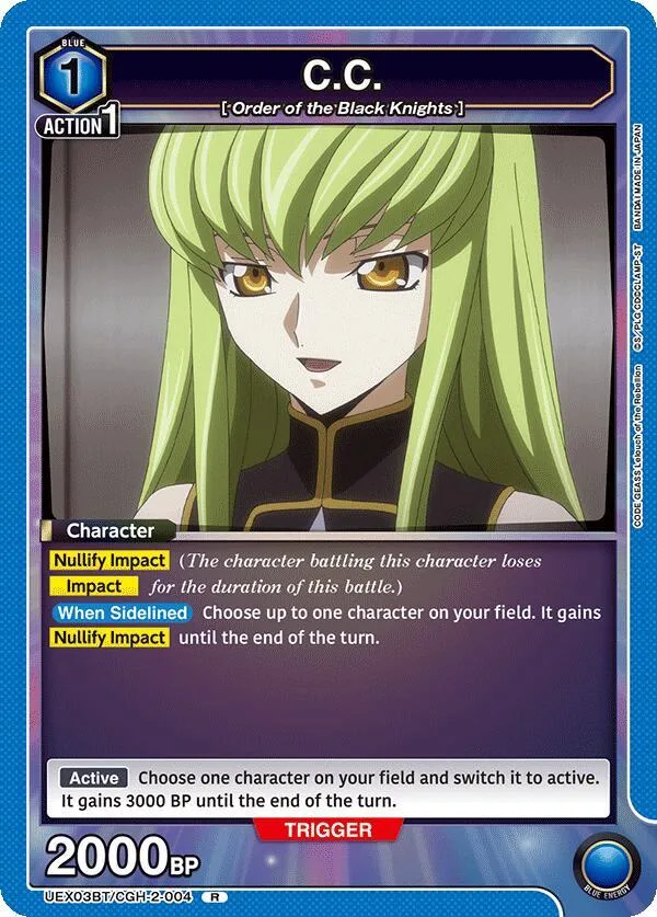 C.C. (004) card front