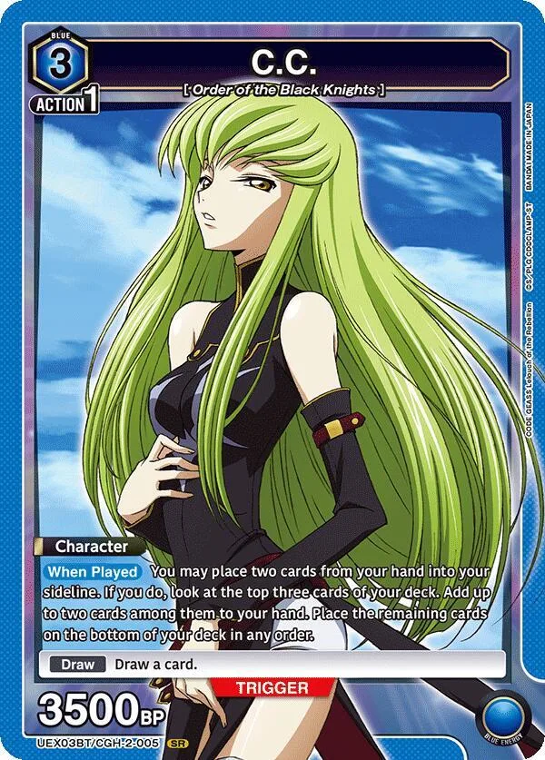 C.C. (005) card front