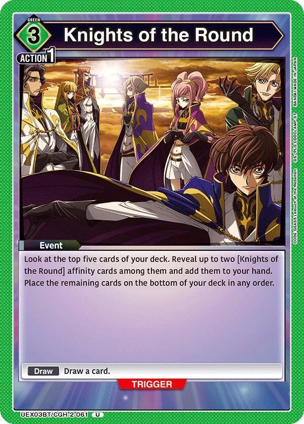 Knights of the Round card front