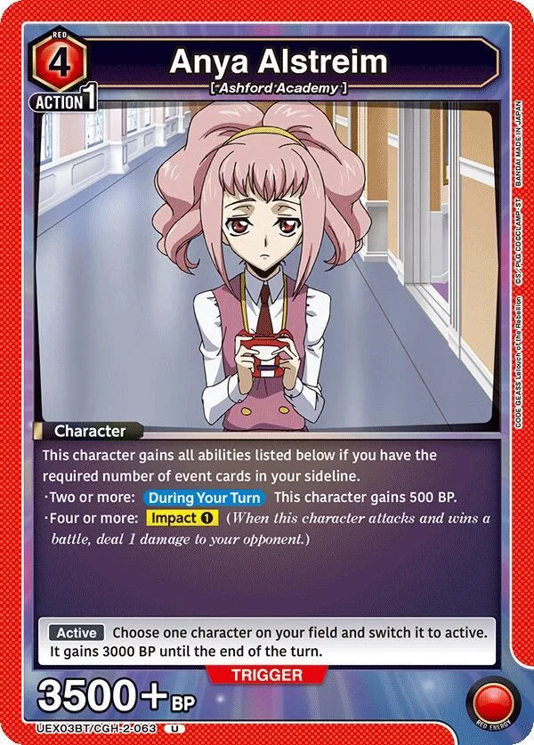 Anya Alstreim (063) card front