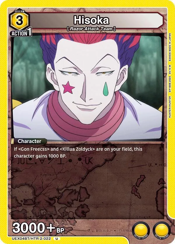 Hisoka (022) card front