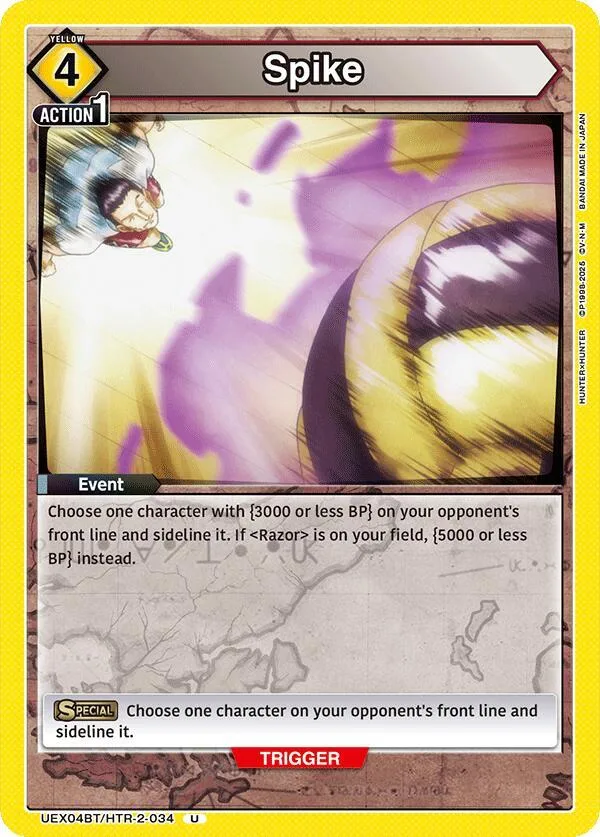 Spike card front