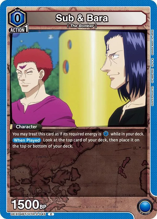 Sub & Bara card front