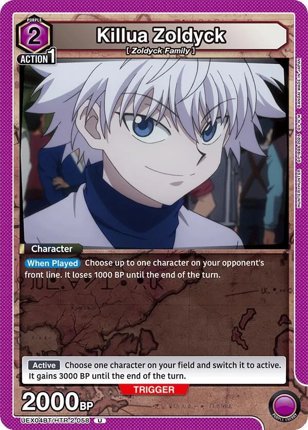 Killua Zoldyck (058) card front