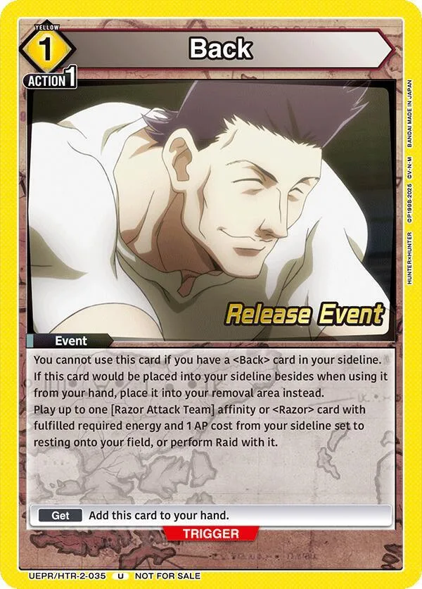 Back card front