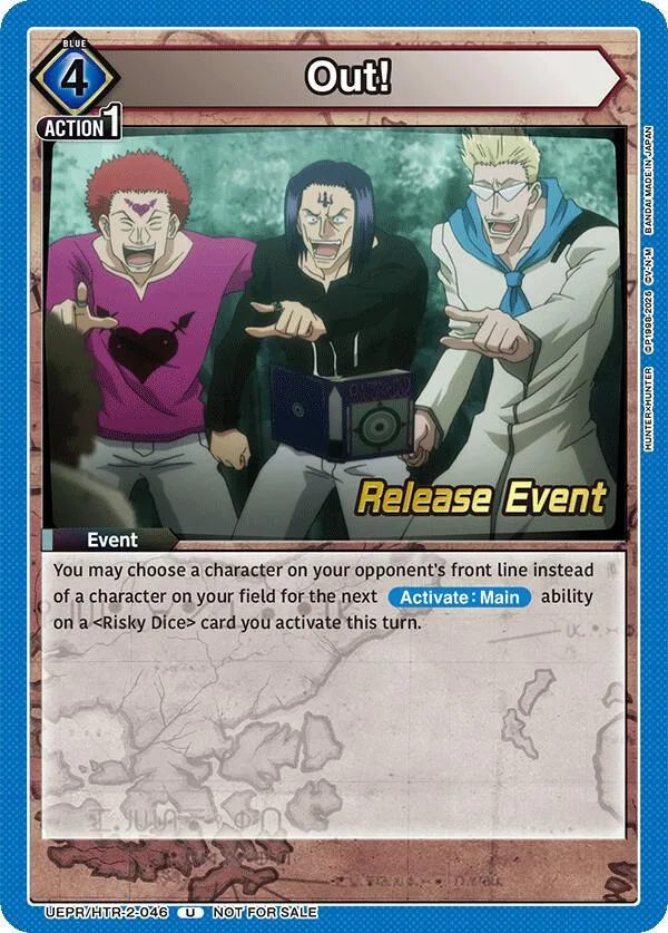 Out! card front