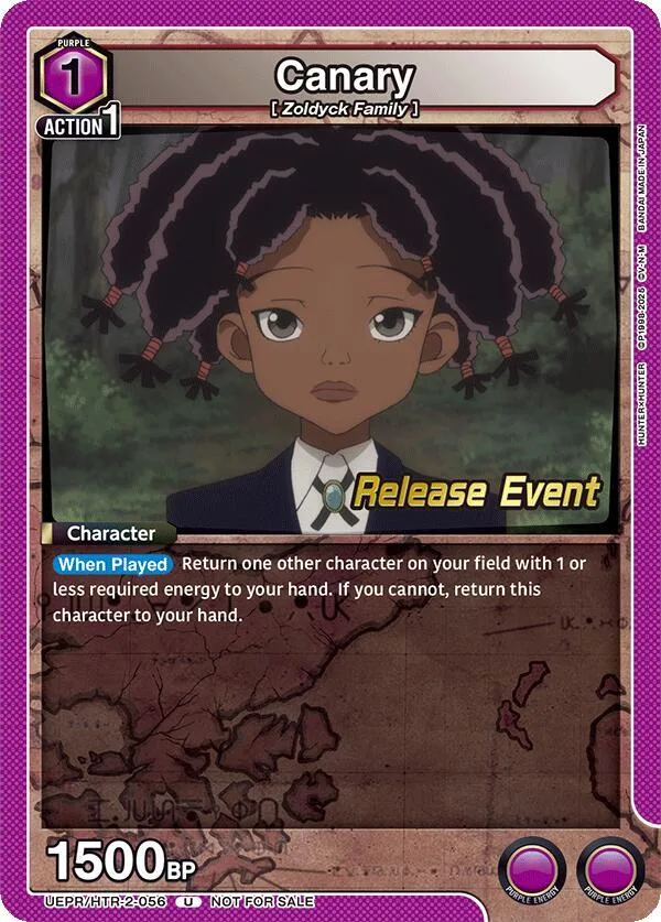 Canary card front