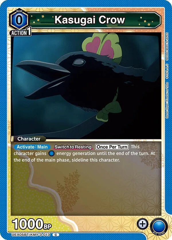 Kasugai Crow card front