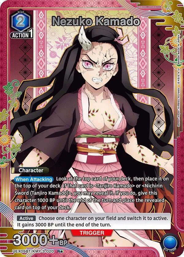 Nezuko Kamado (020) (R*) card front