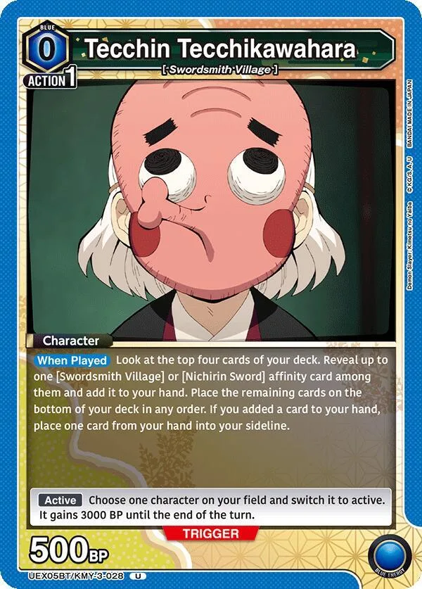 Tecchin Tecchikawahara card front