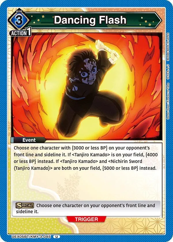 Dancing Flash card front