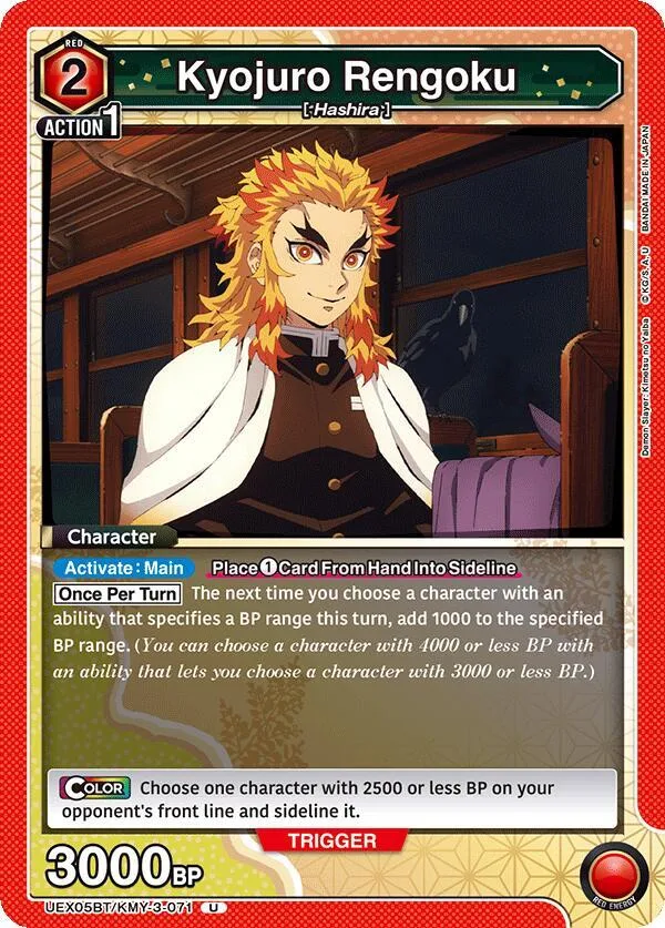 Kyojuro Rengoku (071) card front