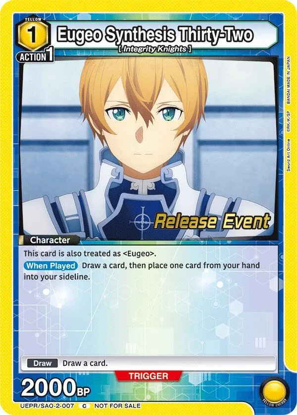 Eugeo Synthesis Thirty-Two card front