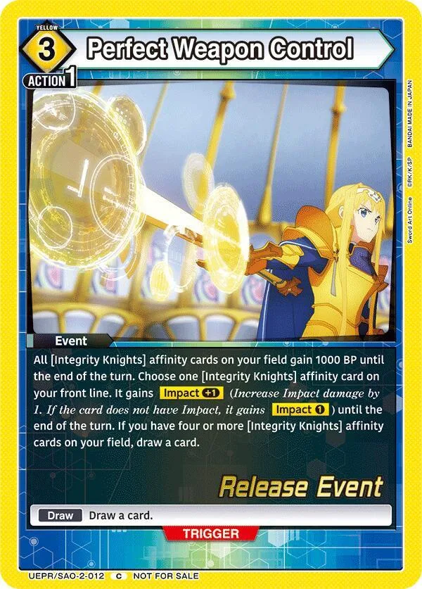 Perfect Weapon Control card front