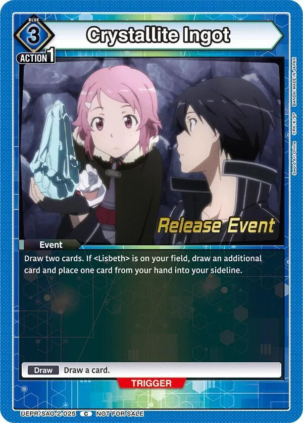 Crystallite Ingot card front
