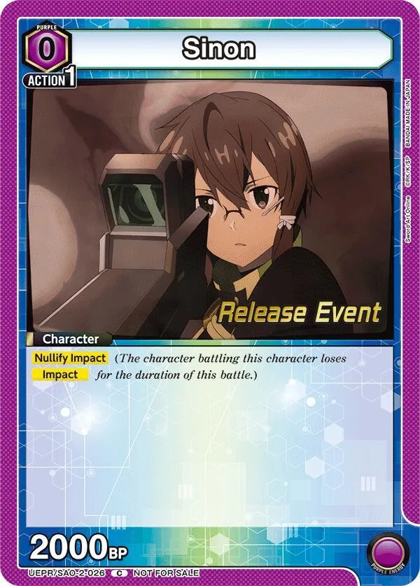 Sinon (026) card front