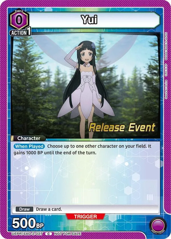 Yui (027) card front