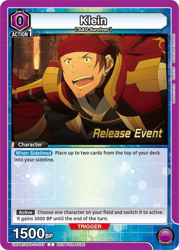 Klein (037) card front