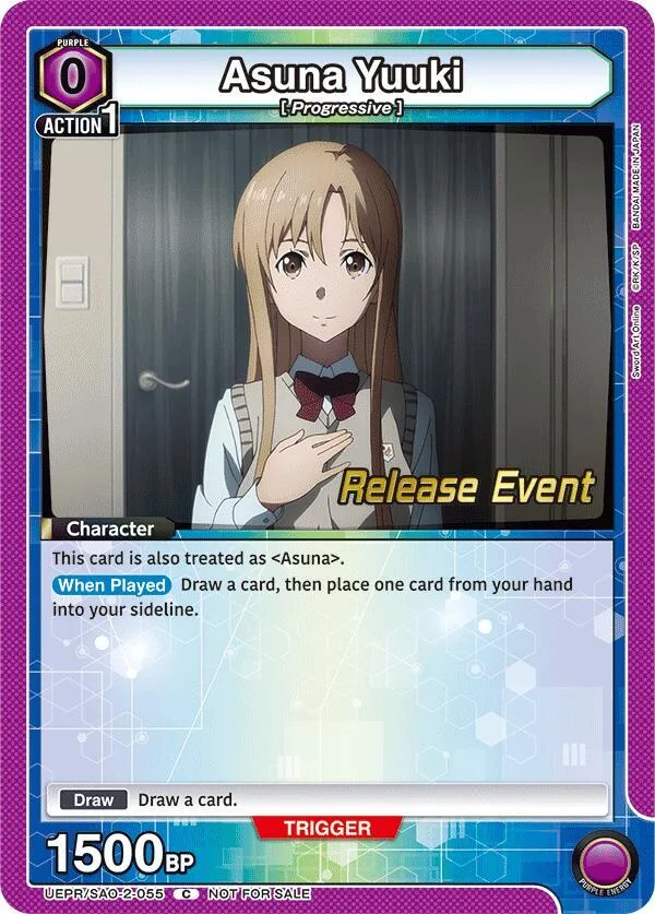 Asuna Yuuki card front