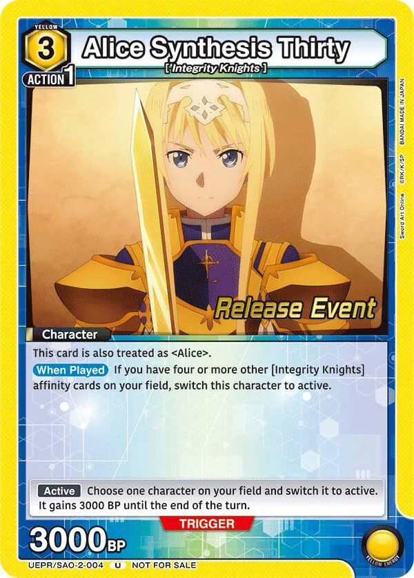 Alice Synthesis Thirty card front