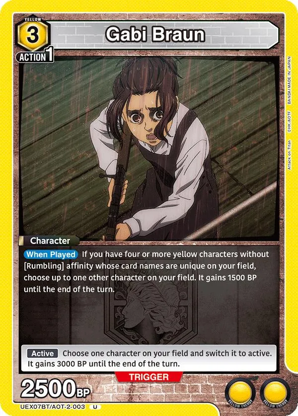 Gabi Braun (003) card front