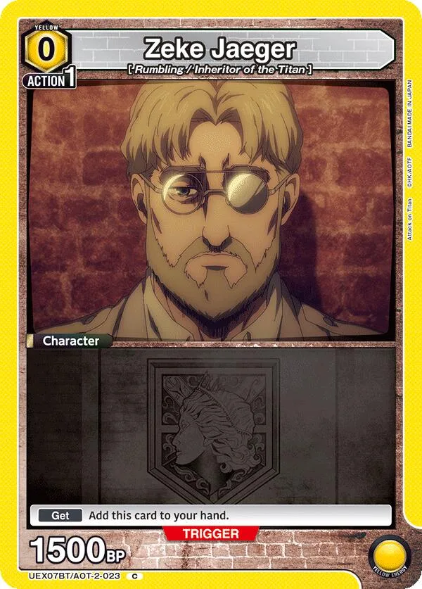 Zeke Jaeger (023) card front