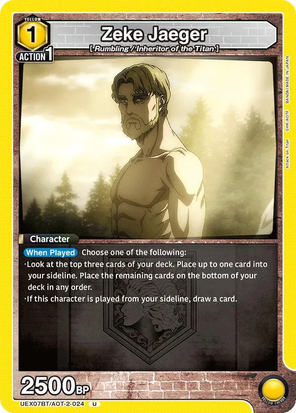 Zeke Jaeger (024) card front