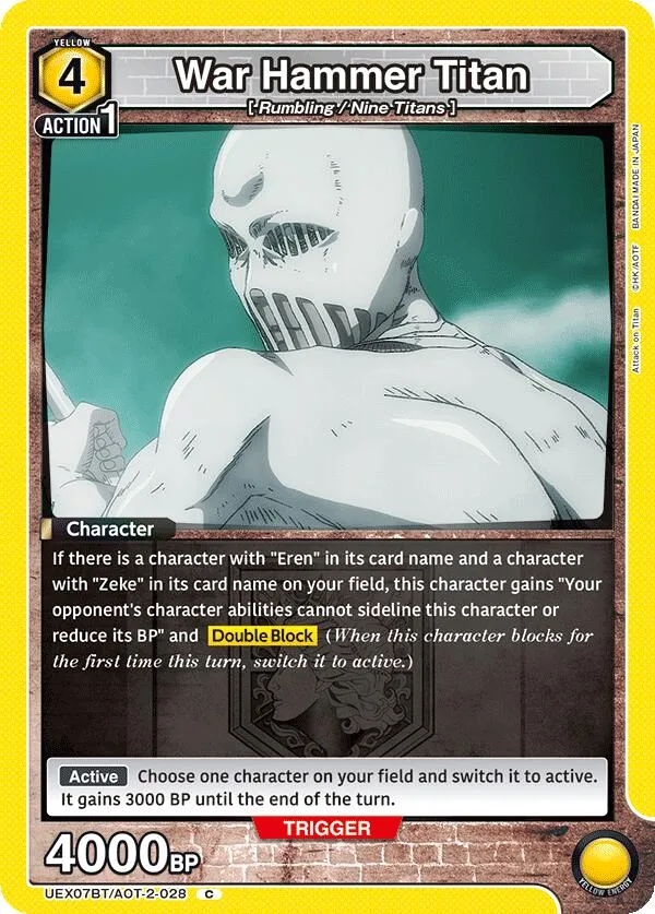 War Hammer Titan card front