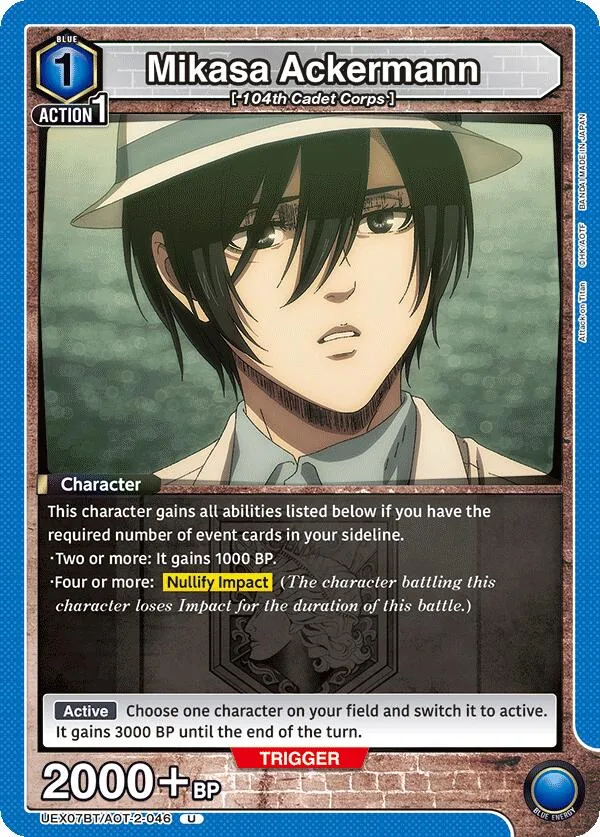Mikasa Ackermann (046) card front