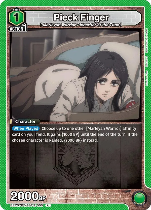 Pieck Finger (055) card front
