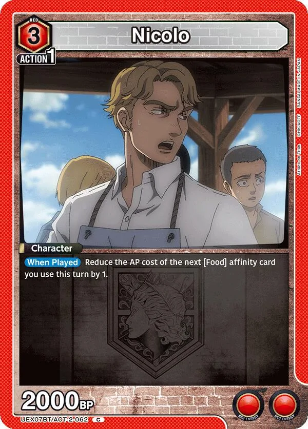 Nicolo card front