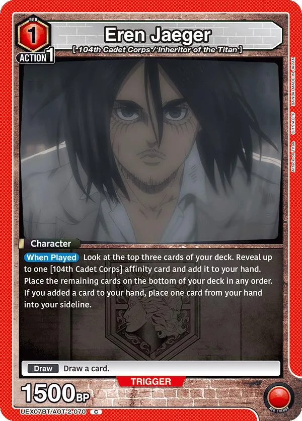 Eren Jaeger (070) card front