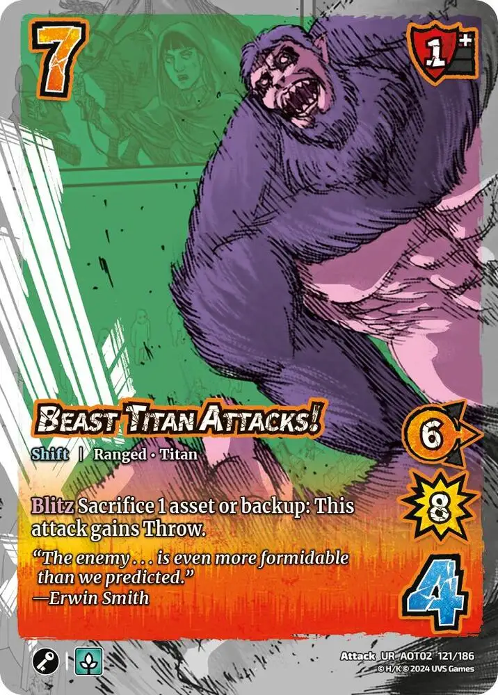 Beast Titan Attacks! // The Beast Titan card front