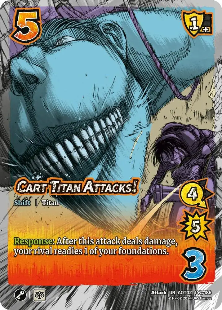 Cart Titan Attacks! // The Cart Titan card front
