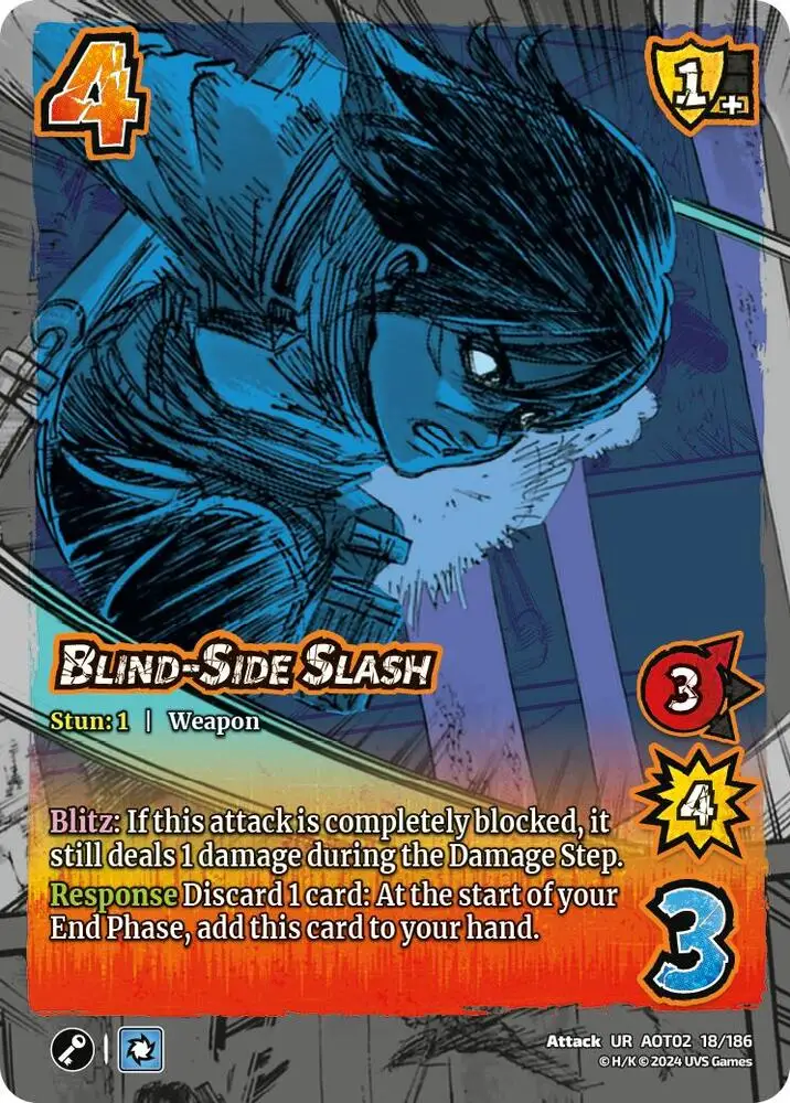 Blind-Side Slash card front