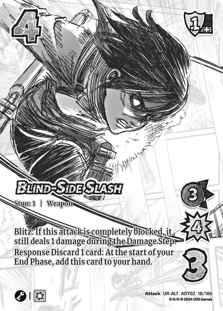 Blind-Side Slash (Alternate Art) card front