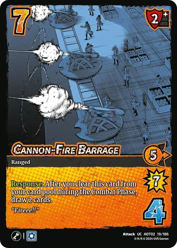 Cannon-Fire Barrage card front