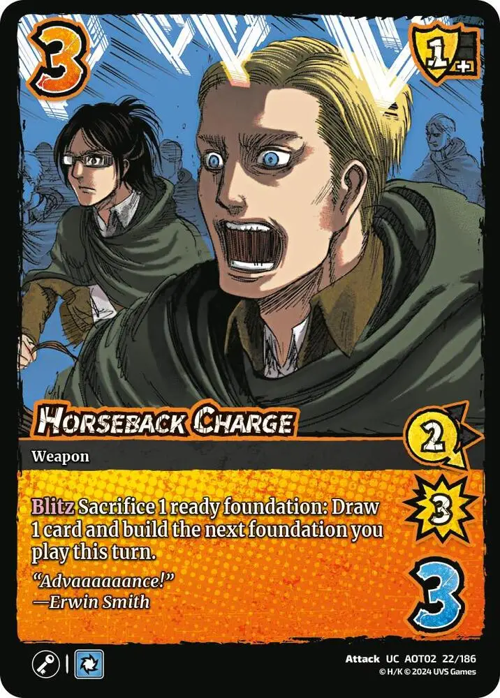 Horseback Charge card front