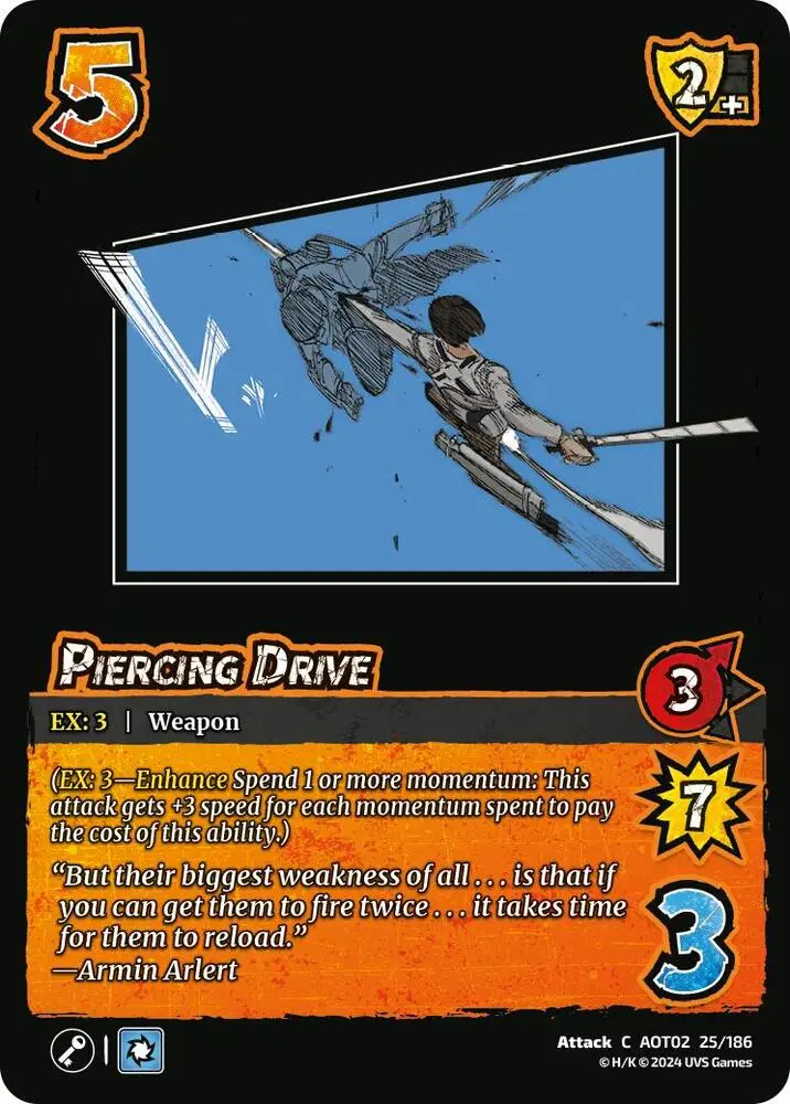 Piercing Drive card front