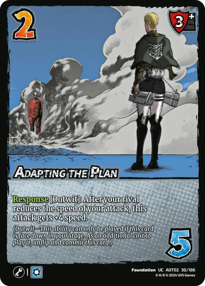 Adapting the Plan card front