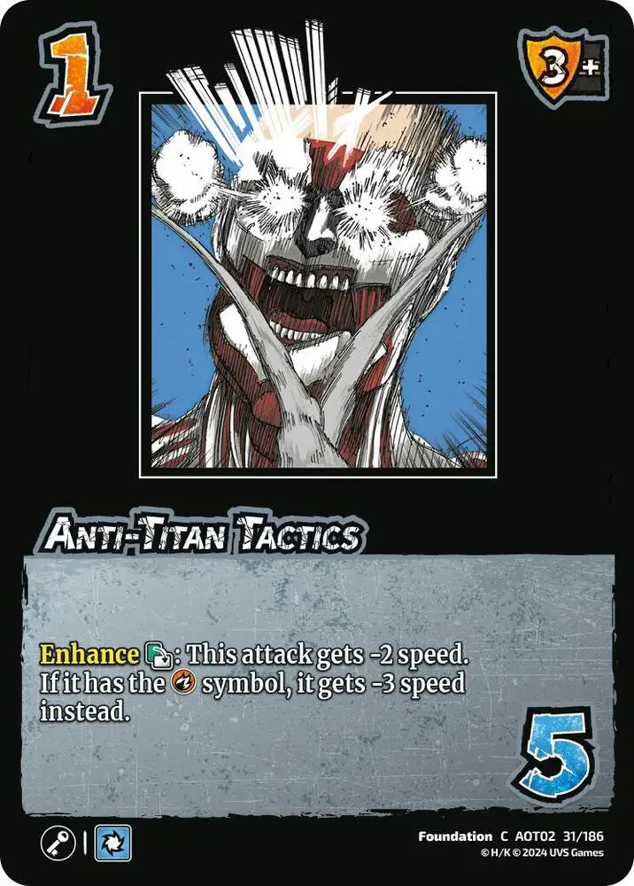 Anti-Titan Tactics card front