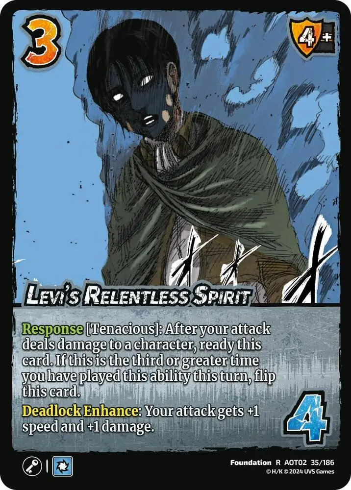Levi's Relentless Spirit card front