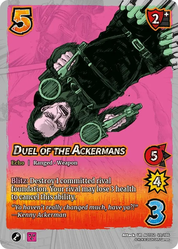 Duel of the Ackermans card front