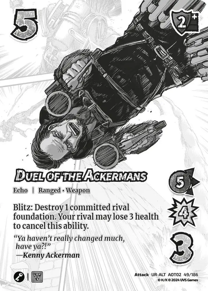 Duel of the Ackermans (Alternate Art) card front
